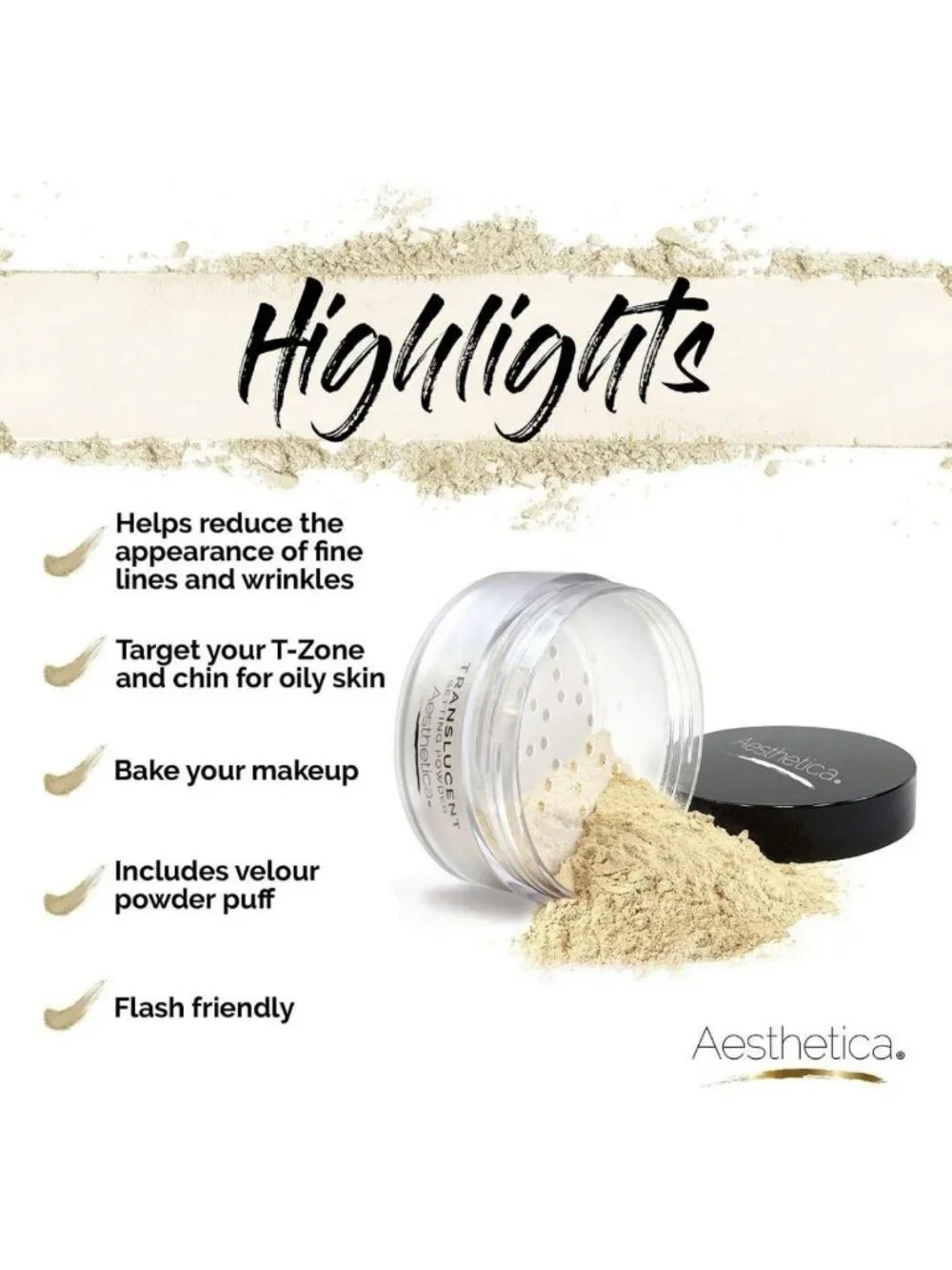 Matte Translucent Setting Powder - Loose Finishing Makeup for Flawless Skin